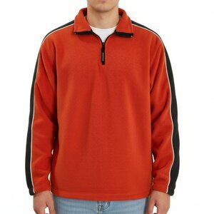 Old Navy Sweater Fleece Pullover 1/4 Zip Mock Neck Long Sleeves Mens Size Large